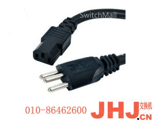 CAB-ACBZ-10A=  AC power cord for Cisco Catalyst (Brazil), 10A/250V BR-3-10 plug up to 10A