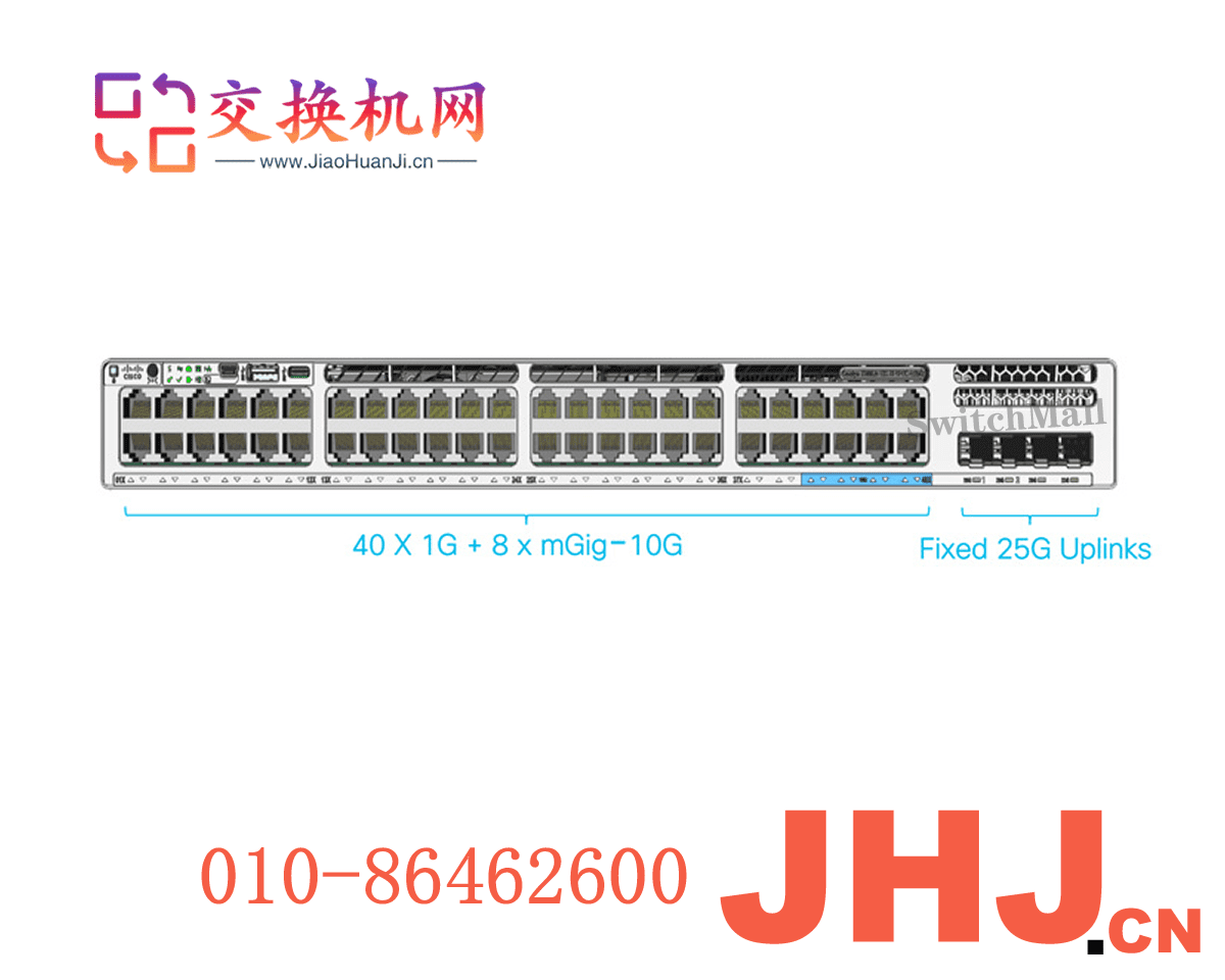 C9300LM-48UX-4Y-A C9300LM-48UX-4Y-EC9300LM-48UX-4Y-A Catalyst 9300 mini 48-port UPOE, 8-port 10G Multigigabit, 40-port 1G, 4x 25G uplinks, Network Advantage
