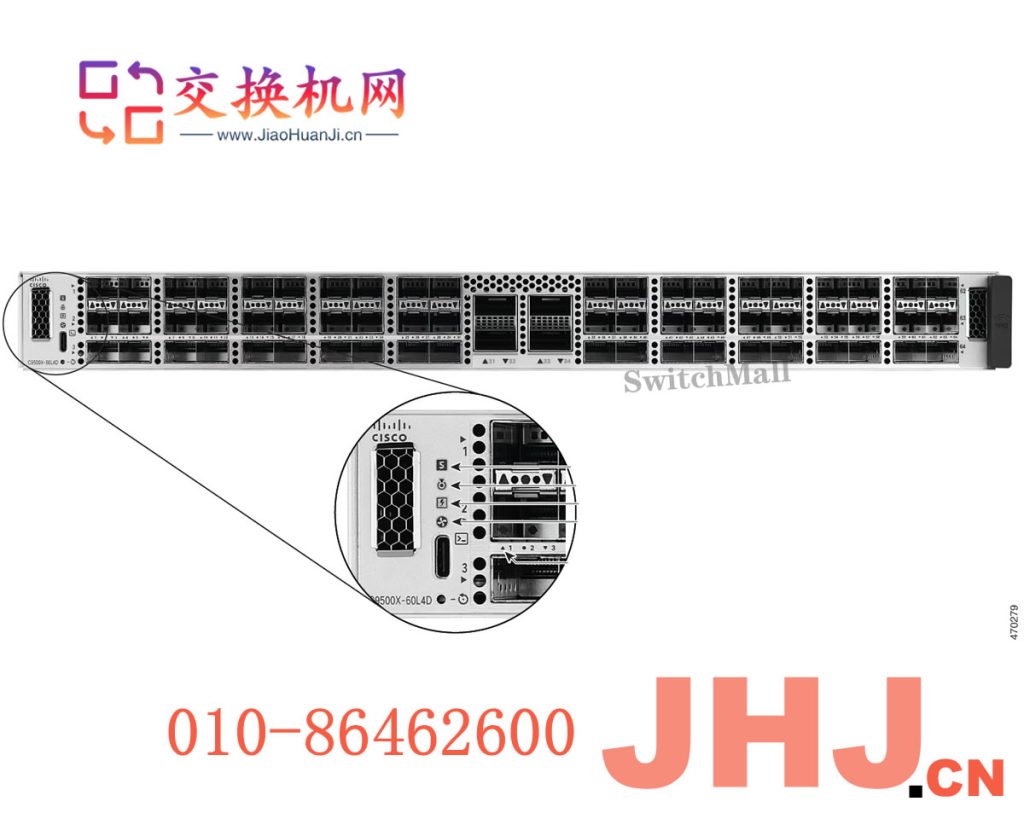 C9500X-60L4D-A Catalyst 9500 60x50G + 4x400G switch, NW Advantage License