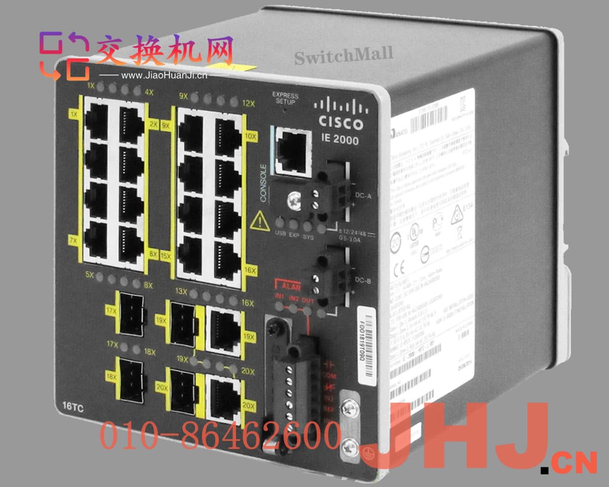 IE-2000-16TC-B IE2000 with 16FE Copper, 2FE SFP/T and 2FE uplinks (Lan Base)IE-2000-16TC-B IE2000 with 16FE Copper, 2FE SFP/T and 2FE uplinks (Lan Base)