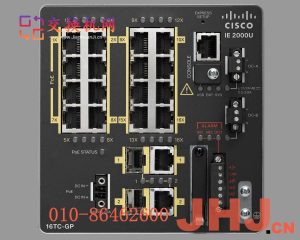 IE-2000U-16TC-GP    16 Fast Ethernet downlinks and 2 GE uplink ports with Power over Ethernet