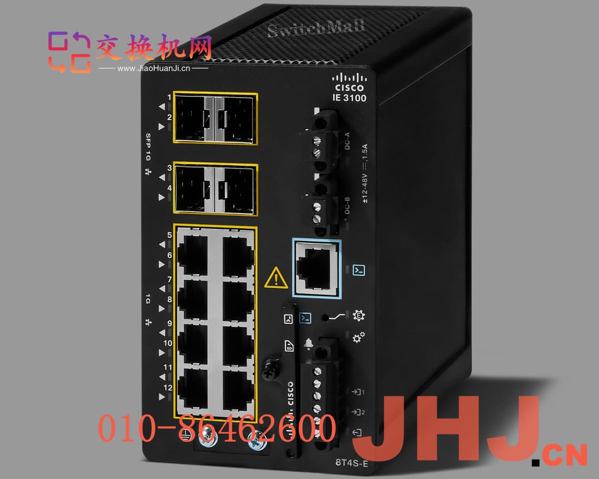 IE-3100-8T4S-E Catalyst IE3100 w/8 Ports GE Copper and 4 GE SFP uplinks, NEIE-3100-8T4S-E Catalyst IE3100 w/8 Ports GE Copper and 4 GE SFP uplinks, NE