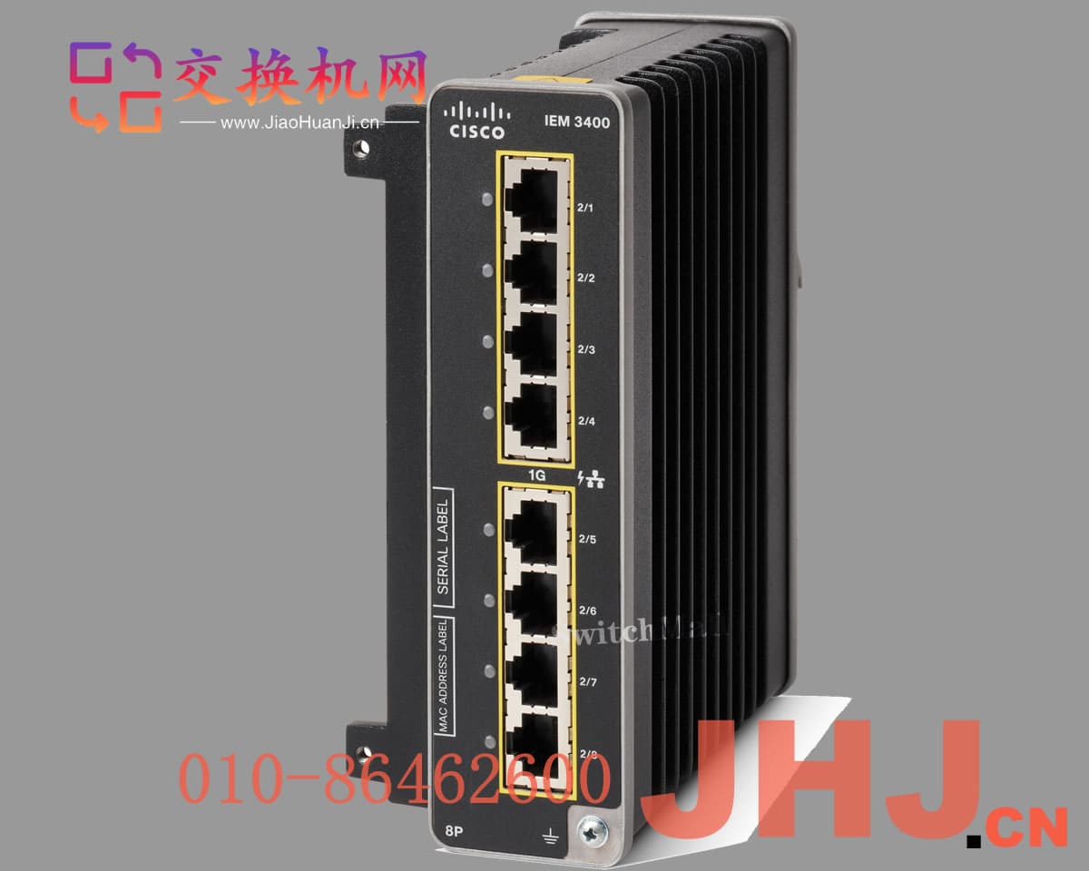 IEM-3400-8P= Catalyst IE3400 with 8 GE Copper PoE/PoE+, Expansion ModuleIEM-3400-8P= Catalyst IE3400 with 8 GE Copper PoE/PoE+, Expansion Module