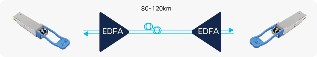 Figure 2.     QSFP DD ZR Application.